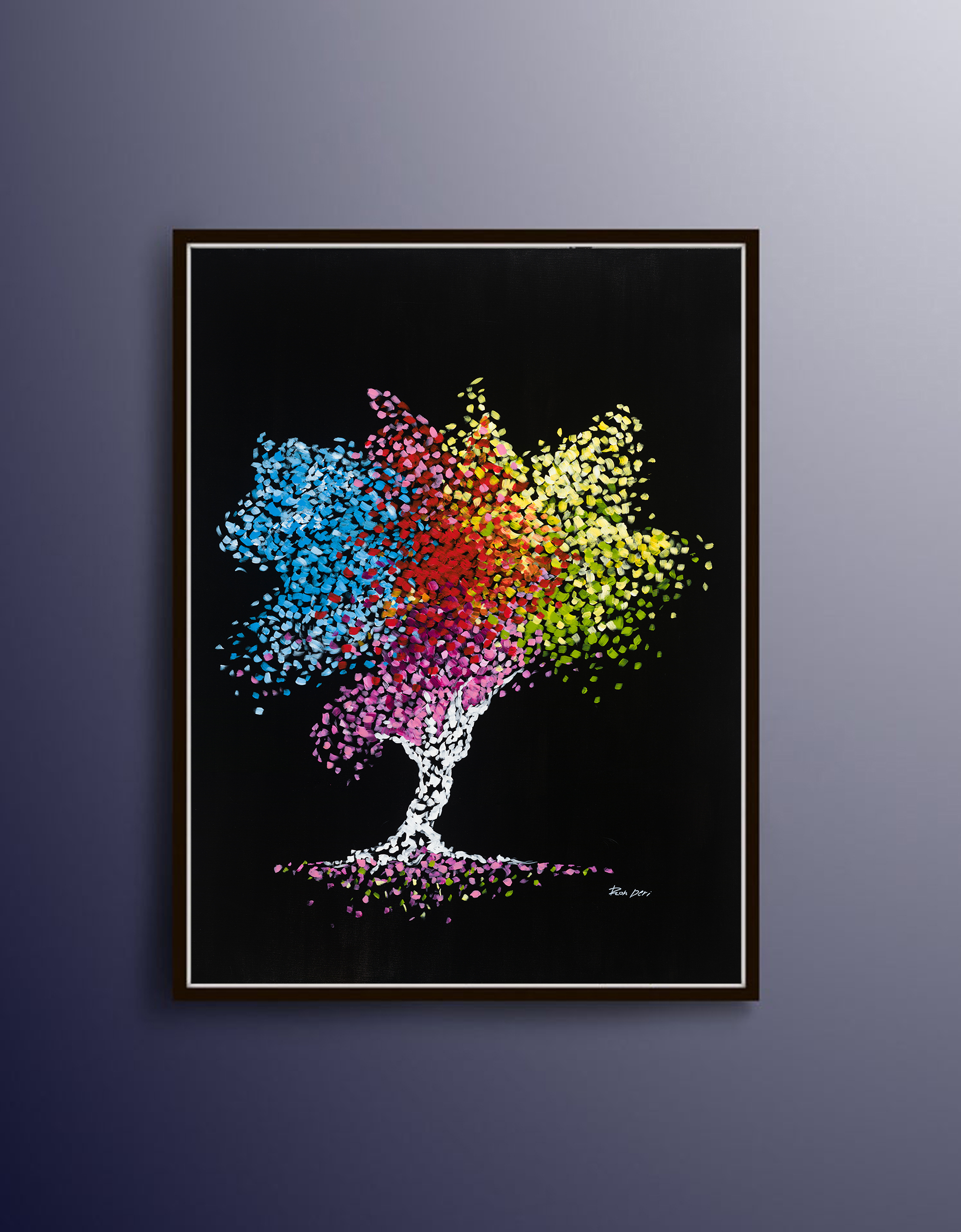 black-tree-of-life-painting-abstract-ron-deri
