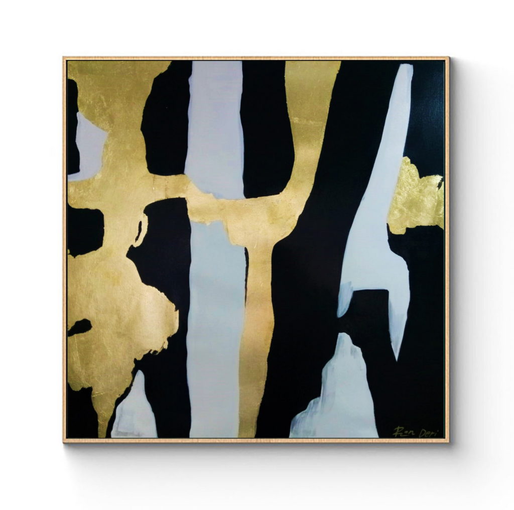 oversize-gold-leaf-painting-abstract-large-wall-art