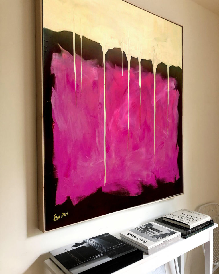 wall-art-canvas-pink-gold-abstract-ron-deri