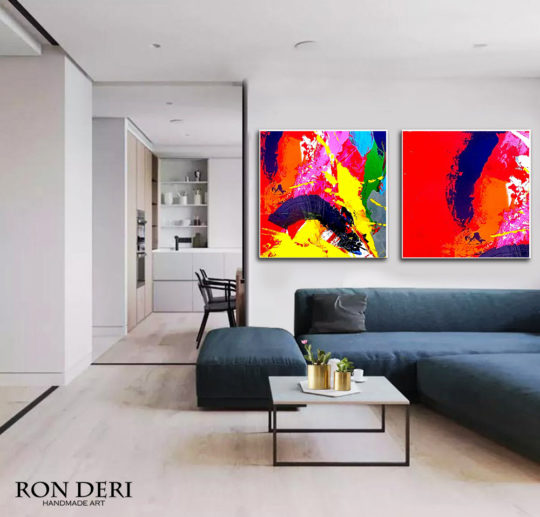 Vibrant | Original Painting for Sale | Ron Deri Art