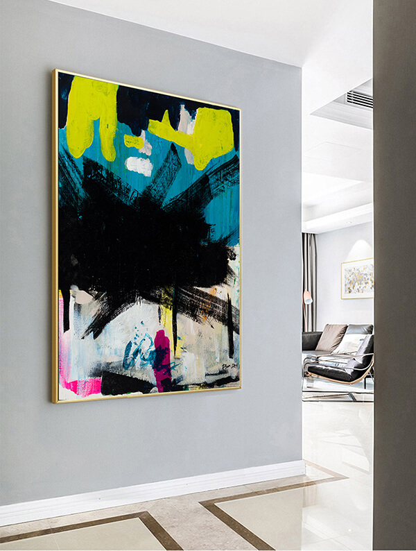 Loft – New York Style Modern Abstract  Original Painting for Sale  Ron  Deri Abstract Art
