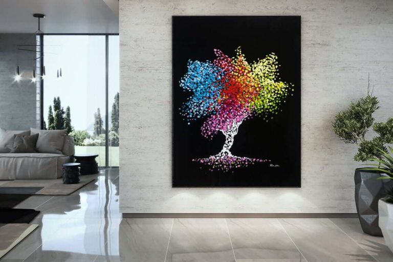 Abstract wall art print, Tree of life, Home decor