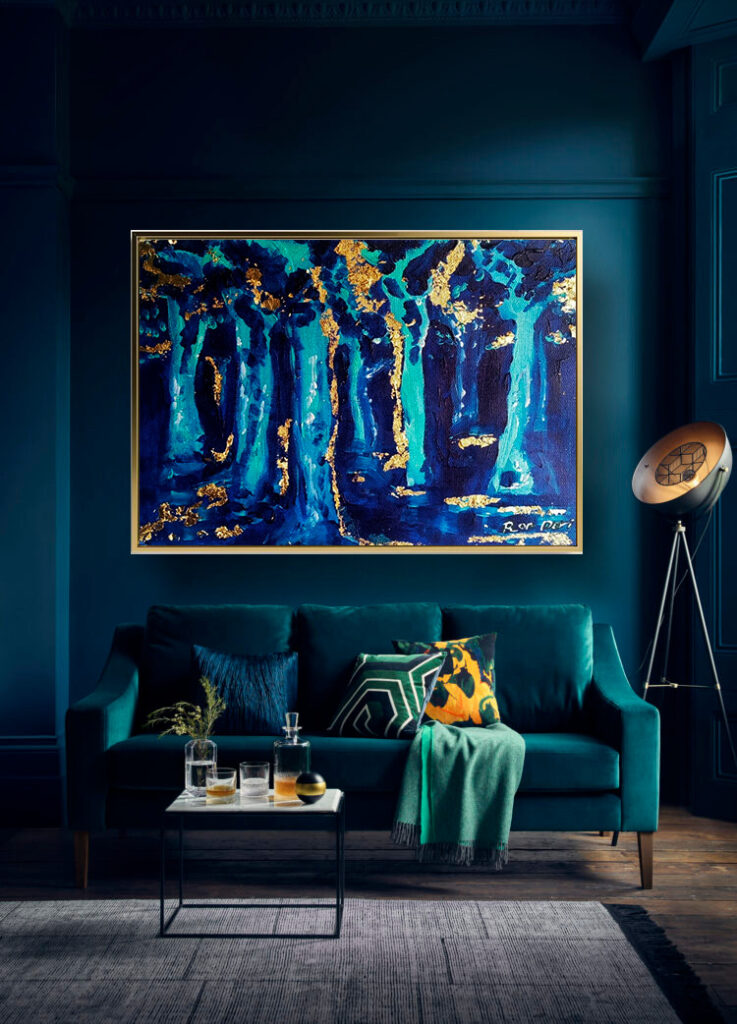 forest_trees_painting_blue_gold_abstract_art_painting_on_canvas_large_wall_art_ron_deri