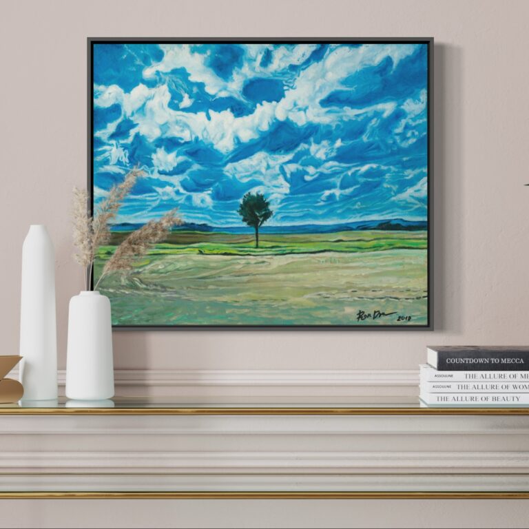 blue-sky-clowds-painting-print-on-canvas-by-ron-deri
