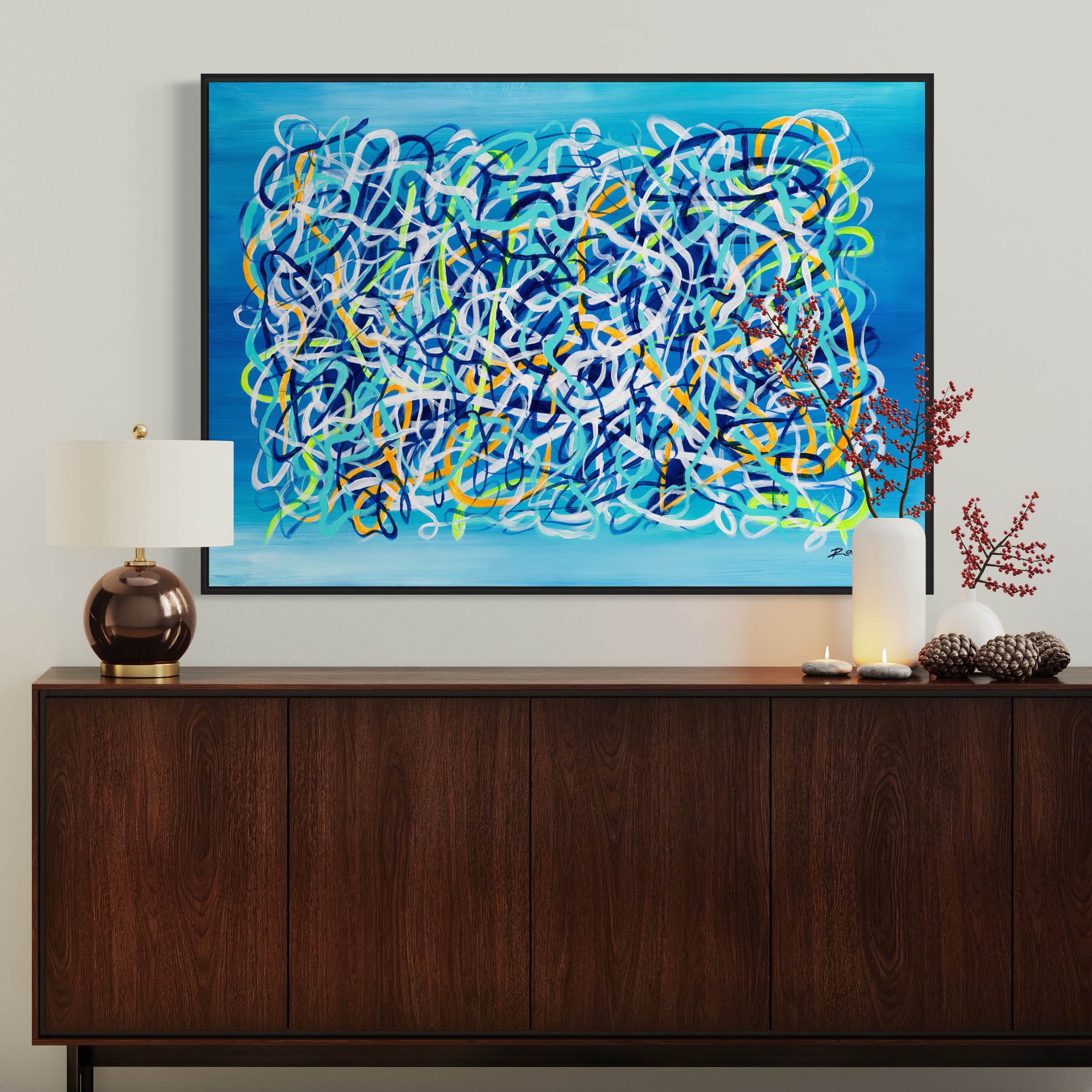 blue-lines-abstract-painting-handmade-original-art-on-canvas-by-ron-deri-9