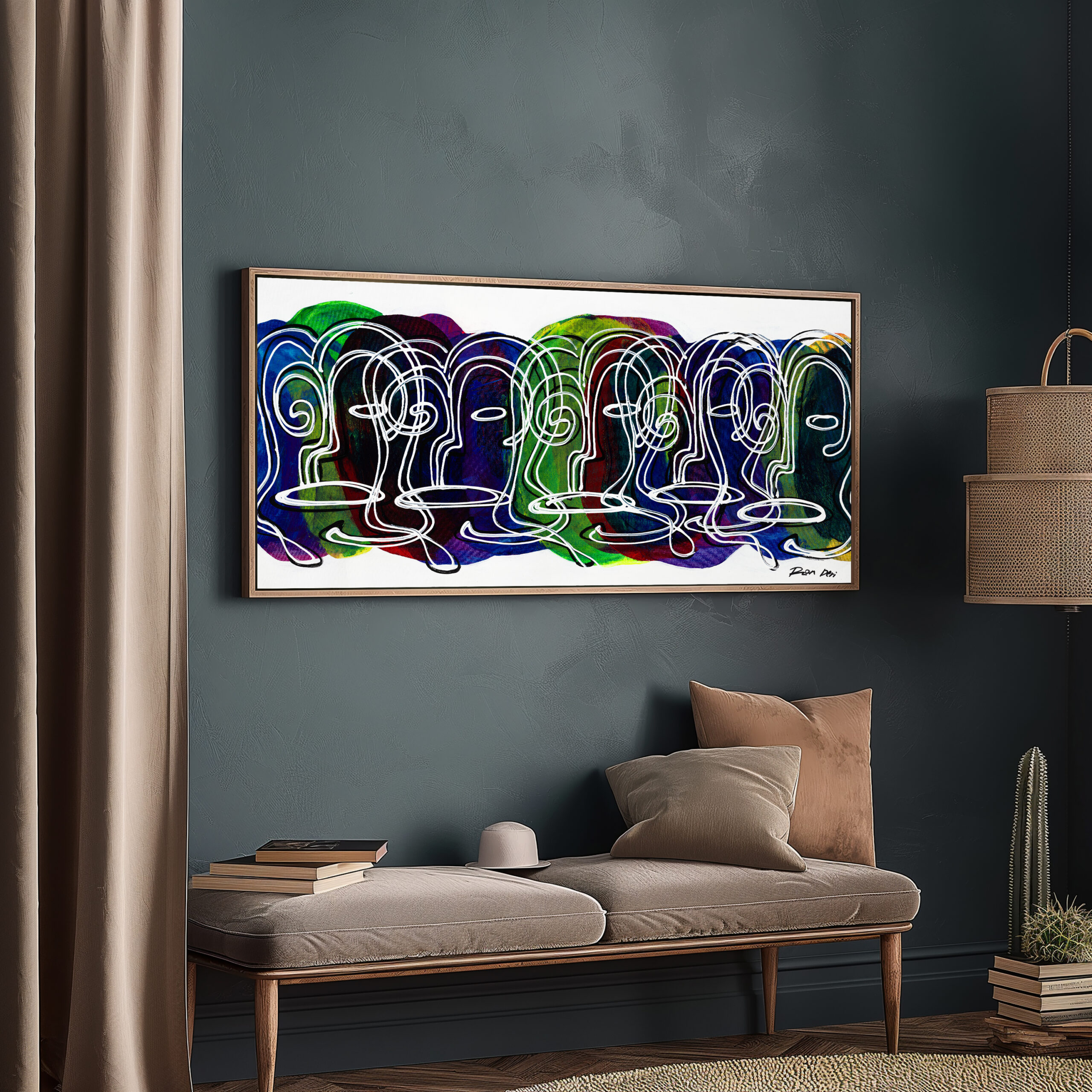 Abstract Wall Art Large Painting Canvas Wall Decor Contemporary Artwork Housewarming Gift
